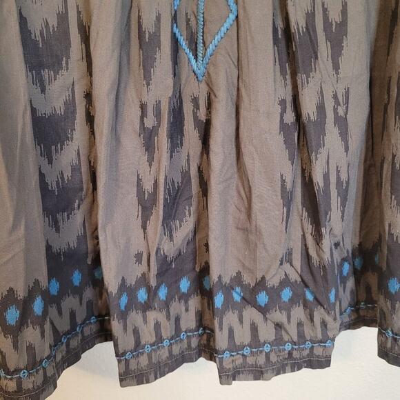 Esprit Gray and Blue Mini Skirt Vintage 90s - Picture 3 of 8